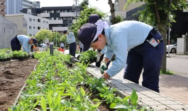 花壇の維持管理