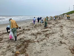 御前崎市「浜岡砂丘の海岸清掃」を実施しました