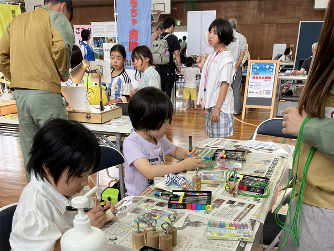 環境フェスタとよあけ」に出展の様子