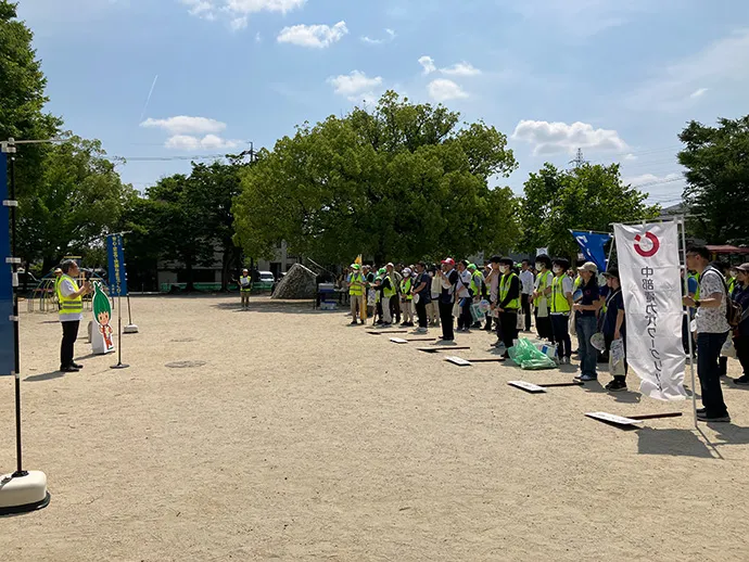 「天白区クリーンウォーキング（地域清掃）」　に参加しました