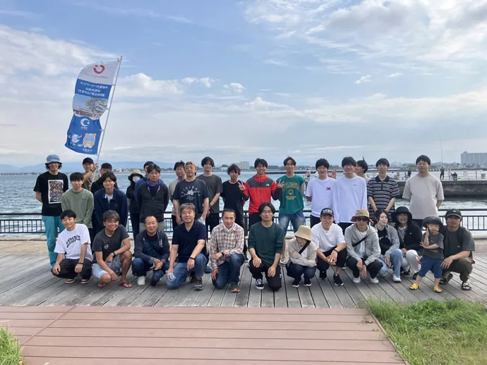 「浜名湖クリーン作戦」に参加の様子