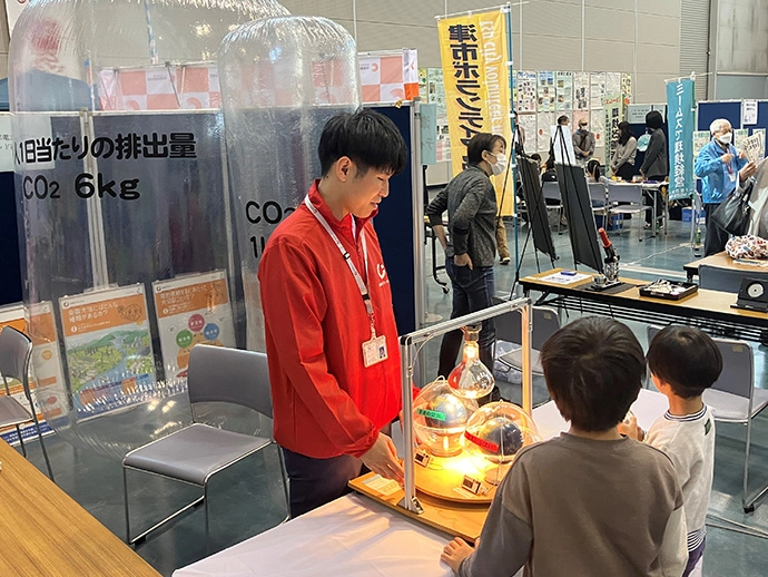 「つ・環境フェスタ2024」出展の様子1
