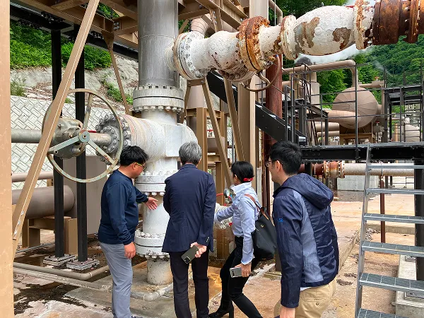 生産井の見学