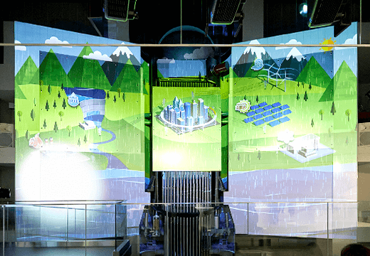 浜岡原子力発電所5号機　1／4模型