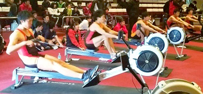 岐阜大会 成年の部(男子)優勝の森崎選手の様子