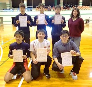 愛知県大会 表彰式の様子