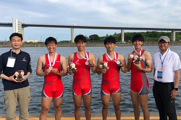 第100回全日本選手権大会　女子軽量級ダブルスカル　優勝（大会の様子）