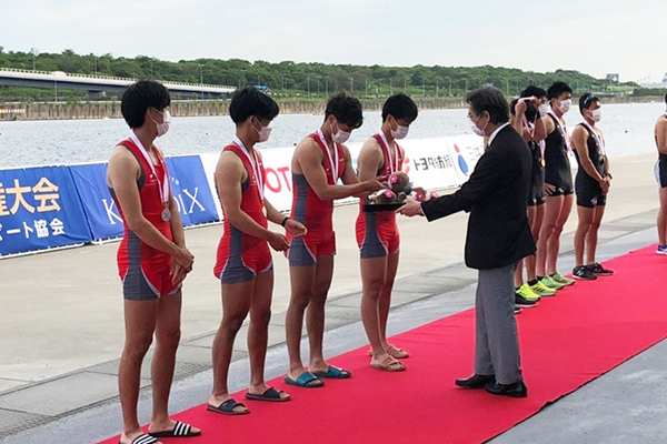 第100回全日本選手権大会　女子軽量級ダブルスカル　優勝（大会の様子）