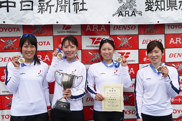 第67回中日本レガッタ　男女5種目で優勝（大会の様子）