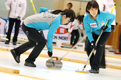 日本カーリング選手権の様子