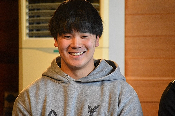 新入部員　藤本選手（京都産業大学出身）